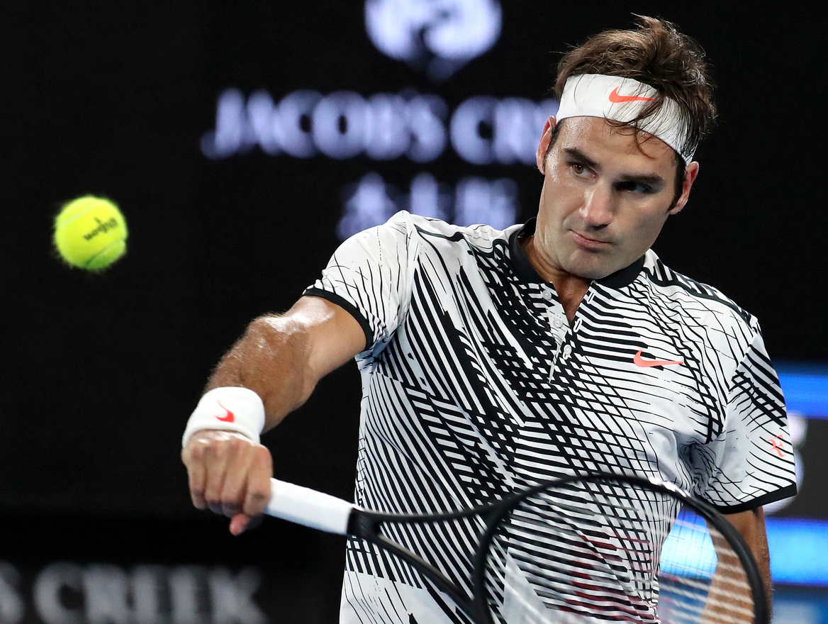 Roger Federer 1HBH Contact Point Reference
