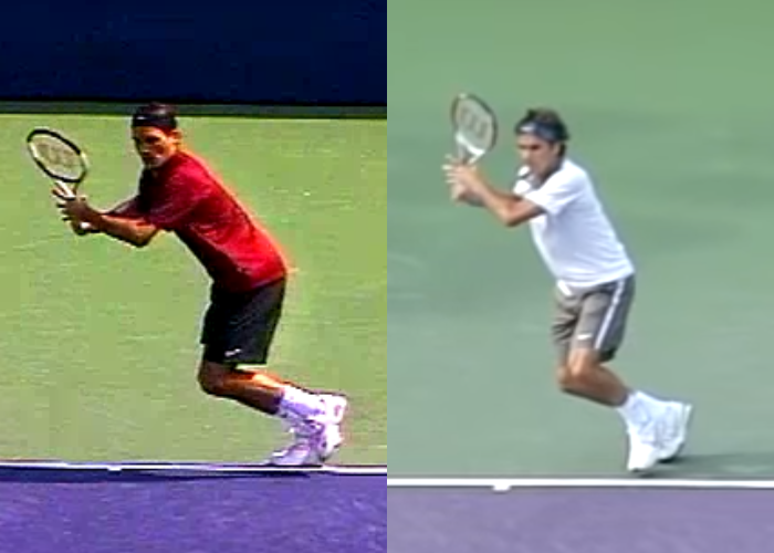 Cách cú thuận tay của Roger Federer đã thay đổi
