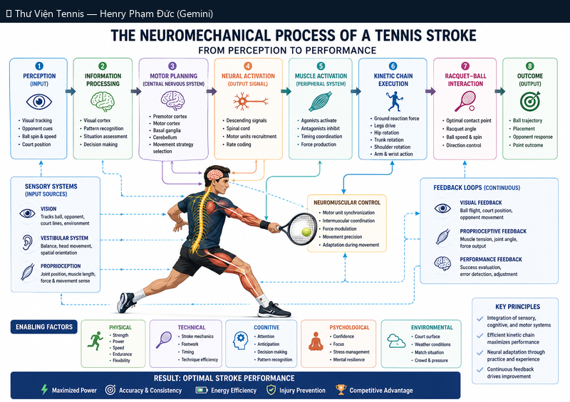 Quá Trình Cơ Sinh Học Thần Kinh Của Cú Đánh Tennis