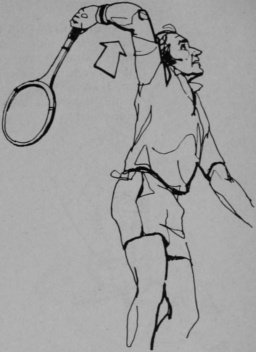 Minh họa kỹ thuật Rod Laver Mẹo #13: HÃY NÂNG CAO KHUỶU TAY LÊN!