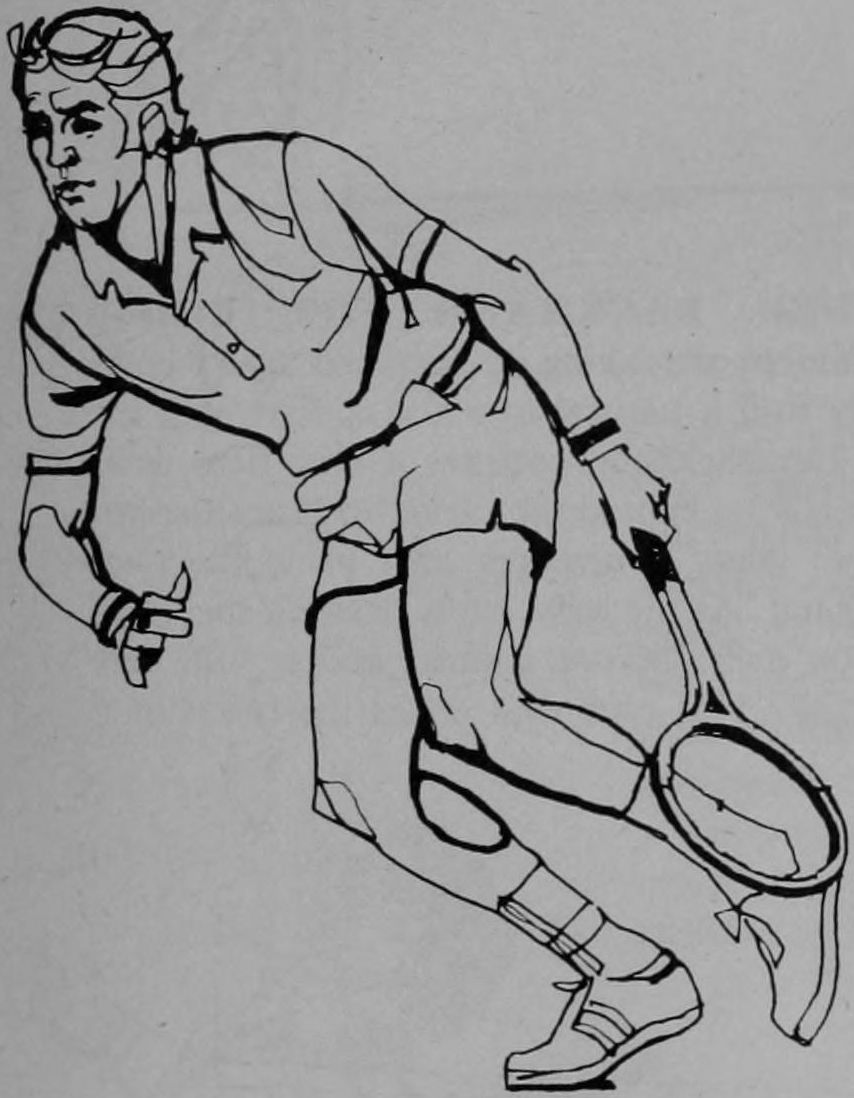 Minh họa kỹ thuật Rod Laver Mẹo #56: HƯỚNG ĐÁY CÁN VỢT VỀ PHÍA SÂN ĐỐI PHƯƠNG KHI MỞ VỢT