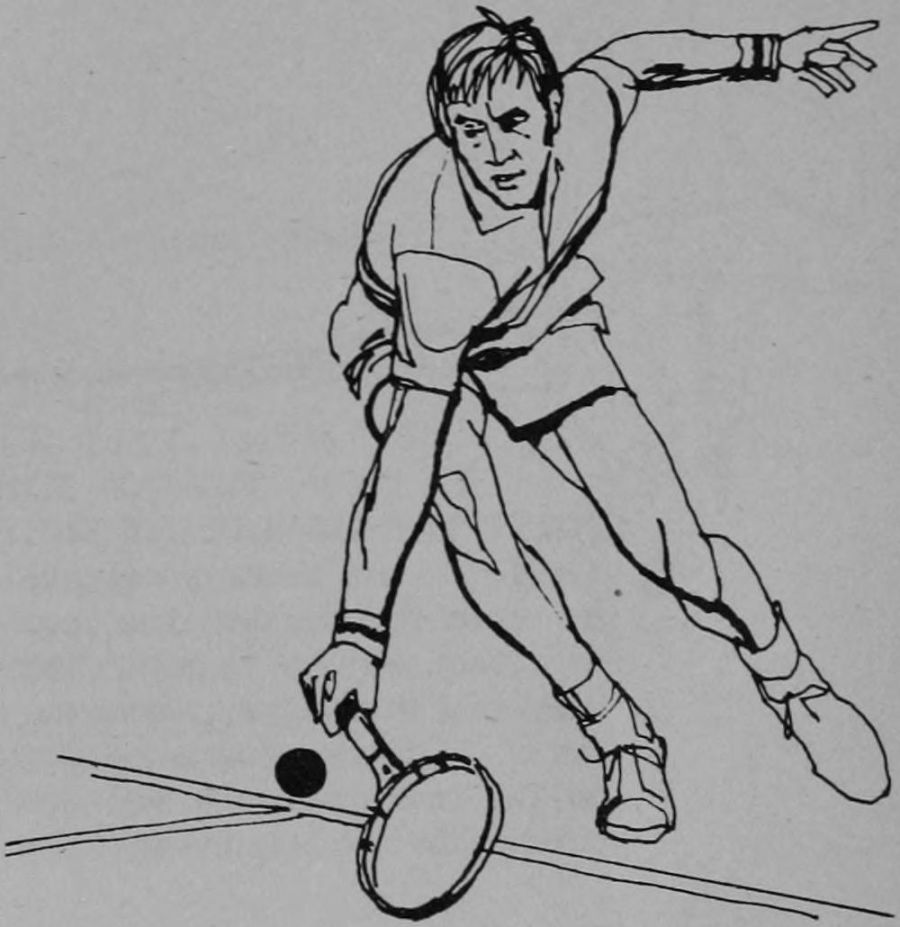Minh họa kỹ thuật Rod Laver Mẹo #80: ĐƯA VỢT VÀO BÓNG TRÊN CÙNG MẶT PHẲNG VỚI QUỸ ĐẠO BÓNG!