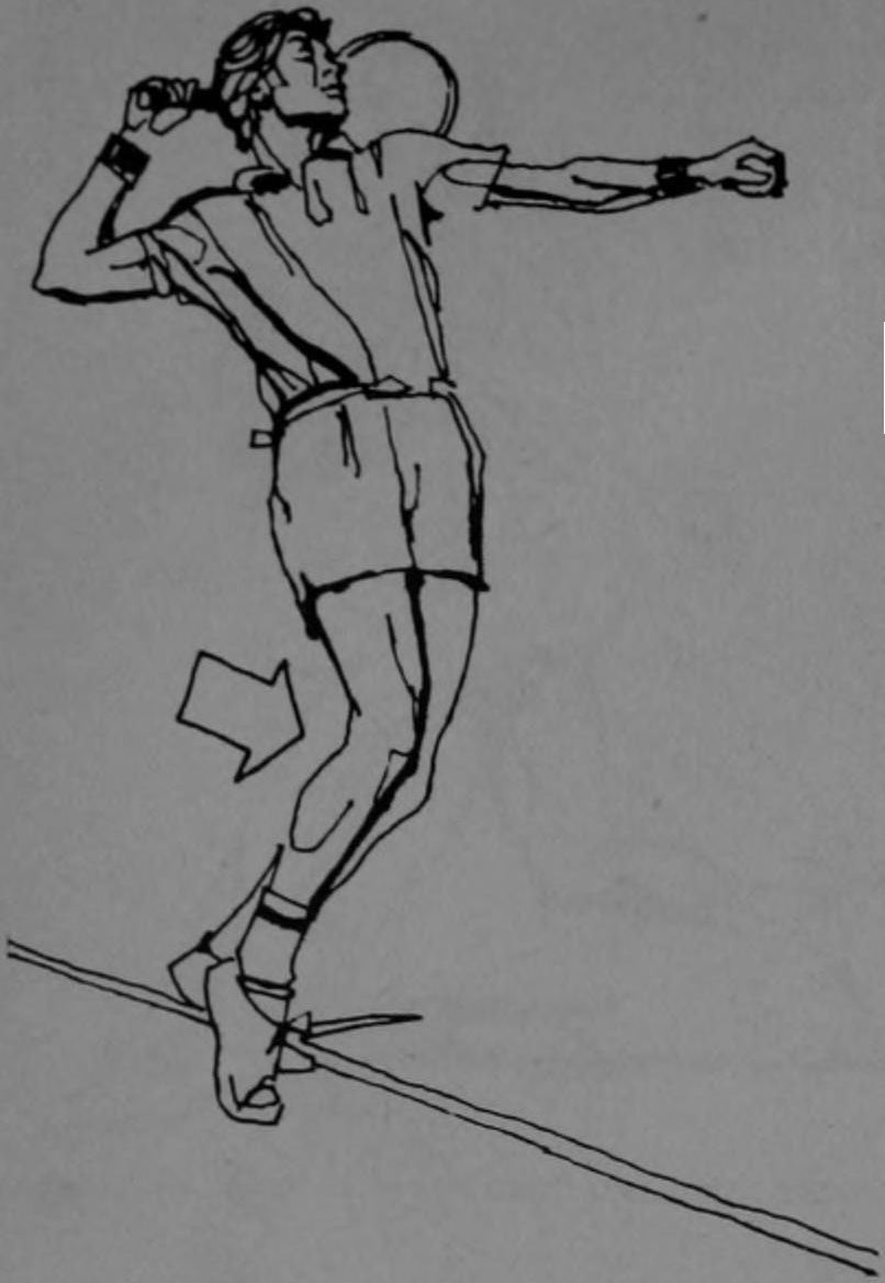 Minh họa kỹ thuật Rod Laver Mẹo #118: ĐỂ THỰC HIỆN CÚ BẮT VOLLEY TRÁI TAY GÓC RỘNG—HÃY BƯỚC CHÉO CHÂN!