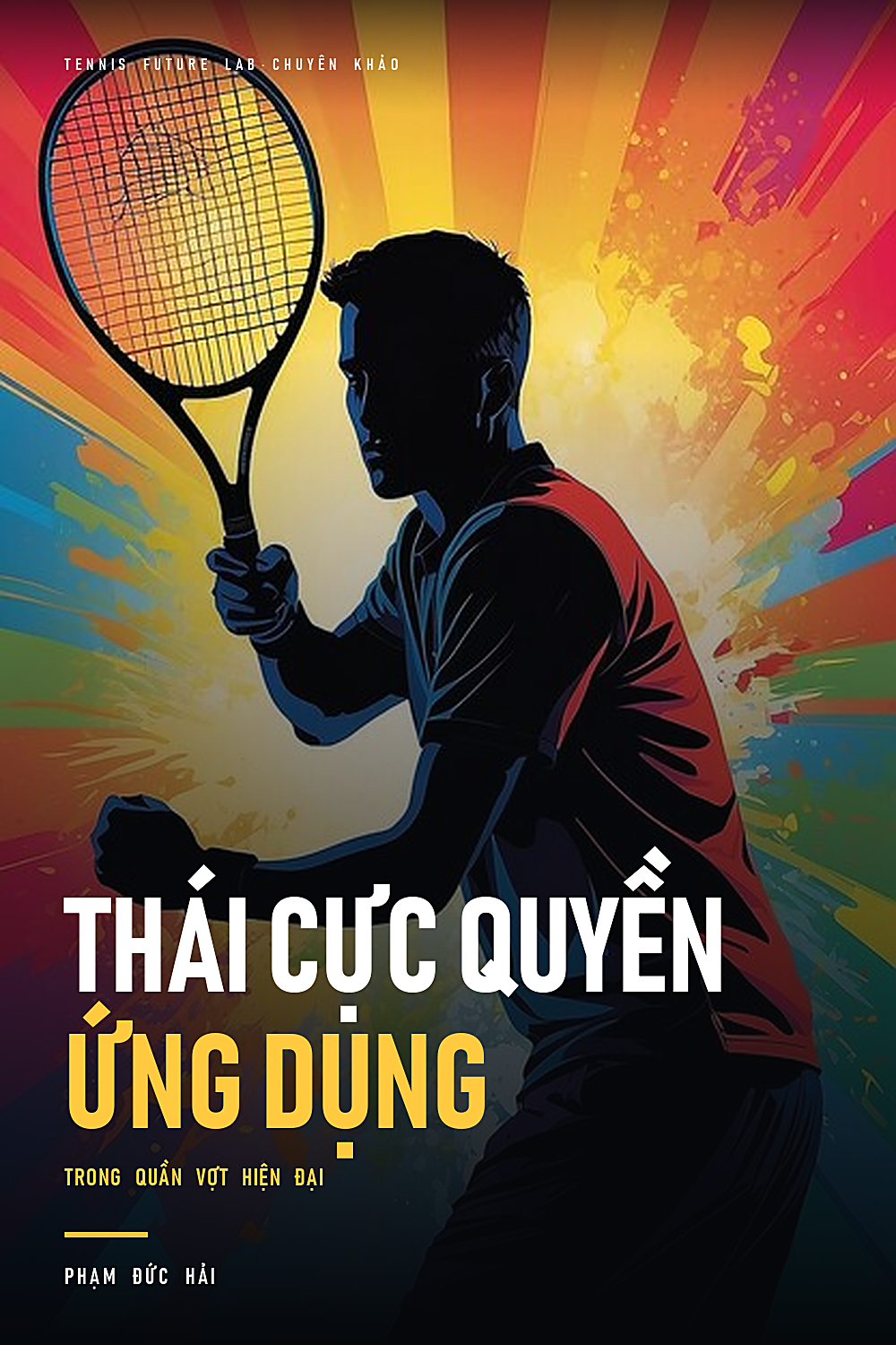 Bìa sách Thái Cực Quyền Ứng Dụng Trong Quần Vợt — Nghệ thuật vận động không chấn thương