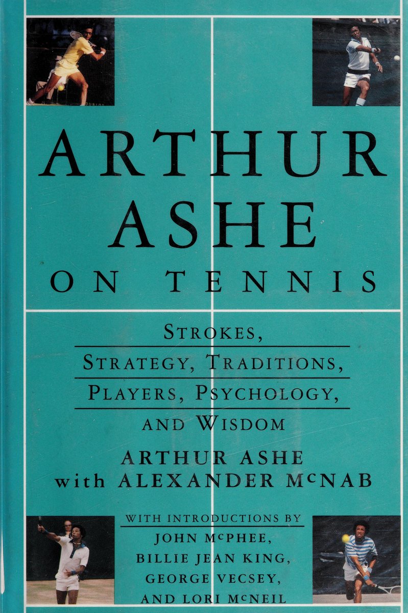 Bìa sách Arthur Ashe on Tennis