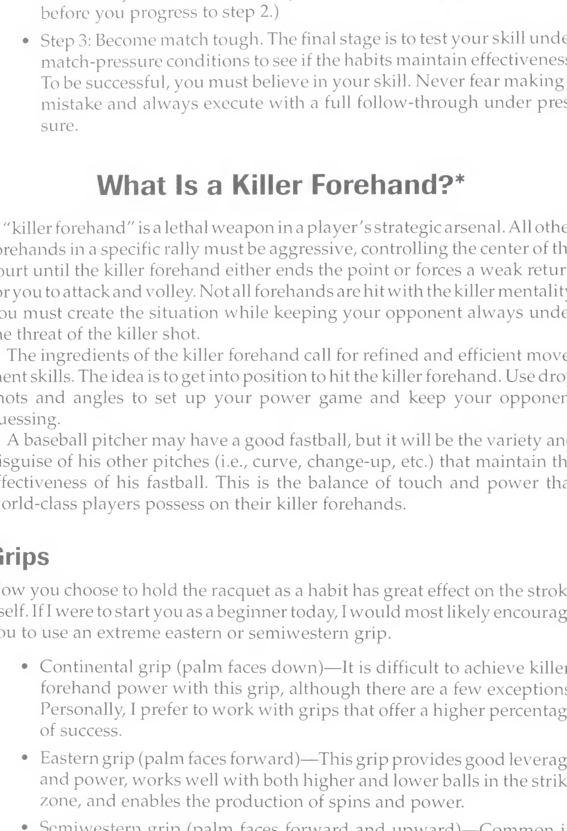 Cơ học cú thuận tay sát thủ Killer Forehand