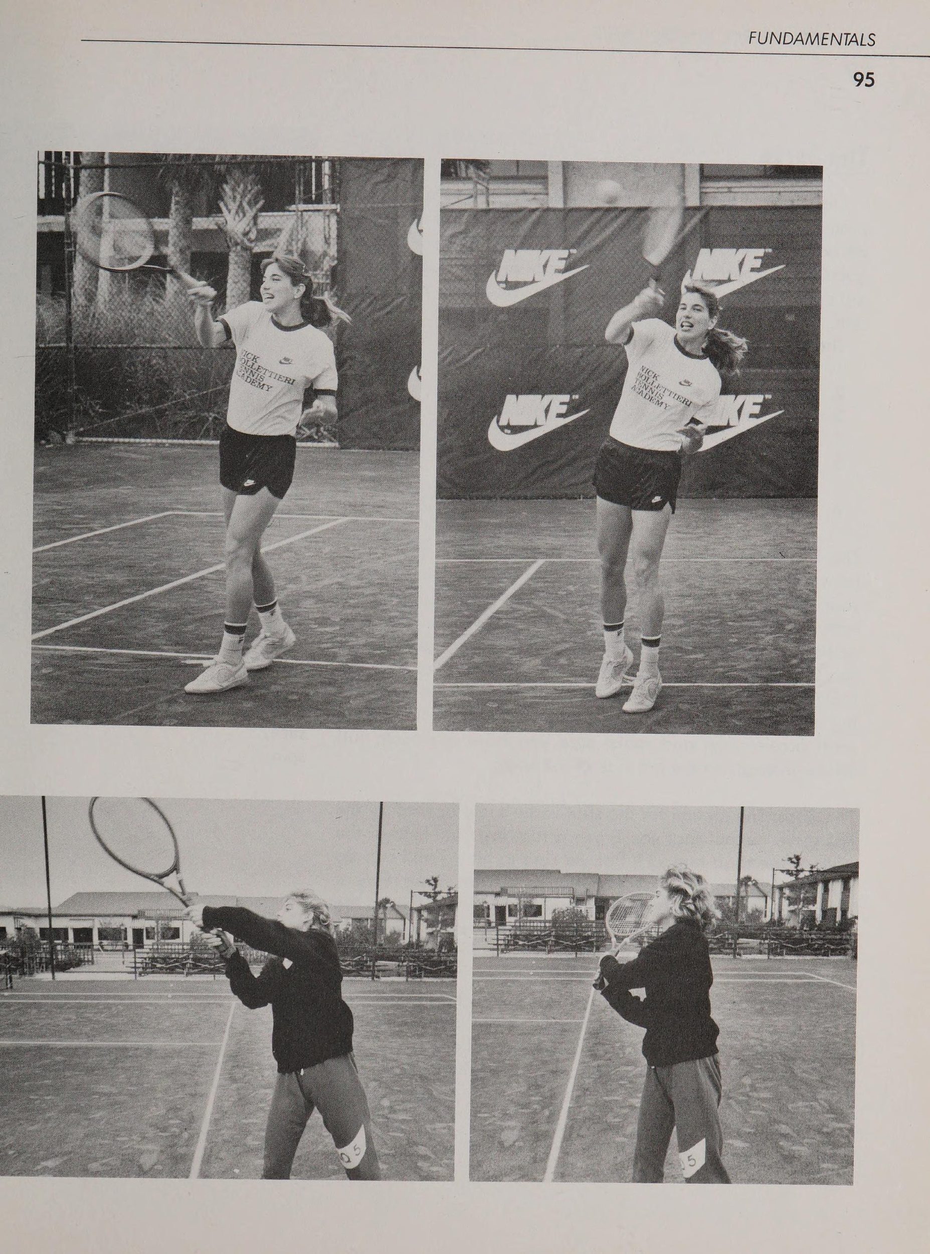 Vũ khí bắt lưới vung hết tay Drive Volley đặc trưng của Bollettieri