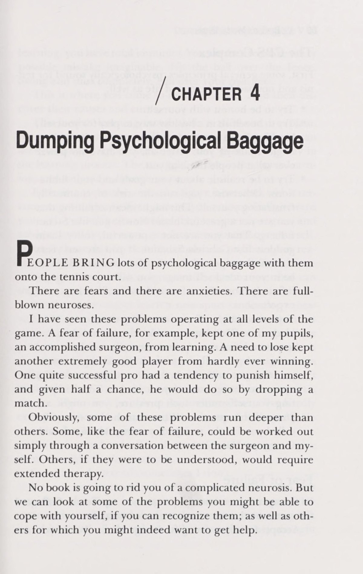 Rũ bỏ hành lý tâm lý nặng nề Dumping Psychological Baggage