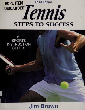 Bìa sách Tennis Steps to Success Jim Brown Human Kinetics