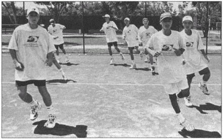 Minh họa bài tập trong sách Complete Conditioning for Tennis