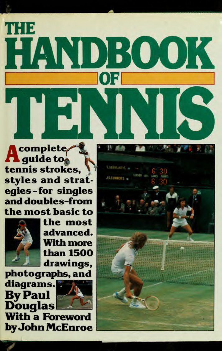 Bìa sách The Handbook of Tennis Paul Douglas John McEnroe