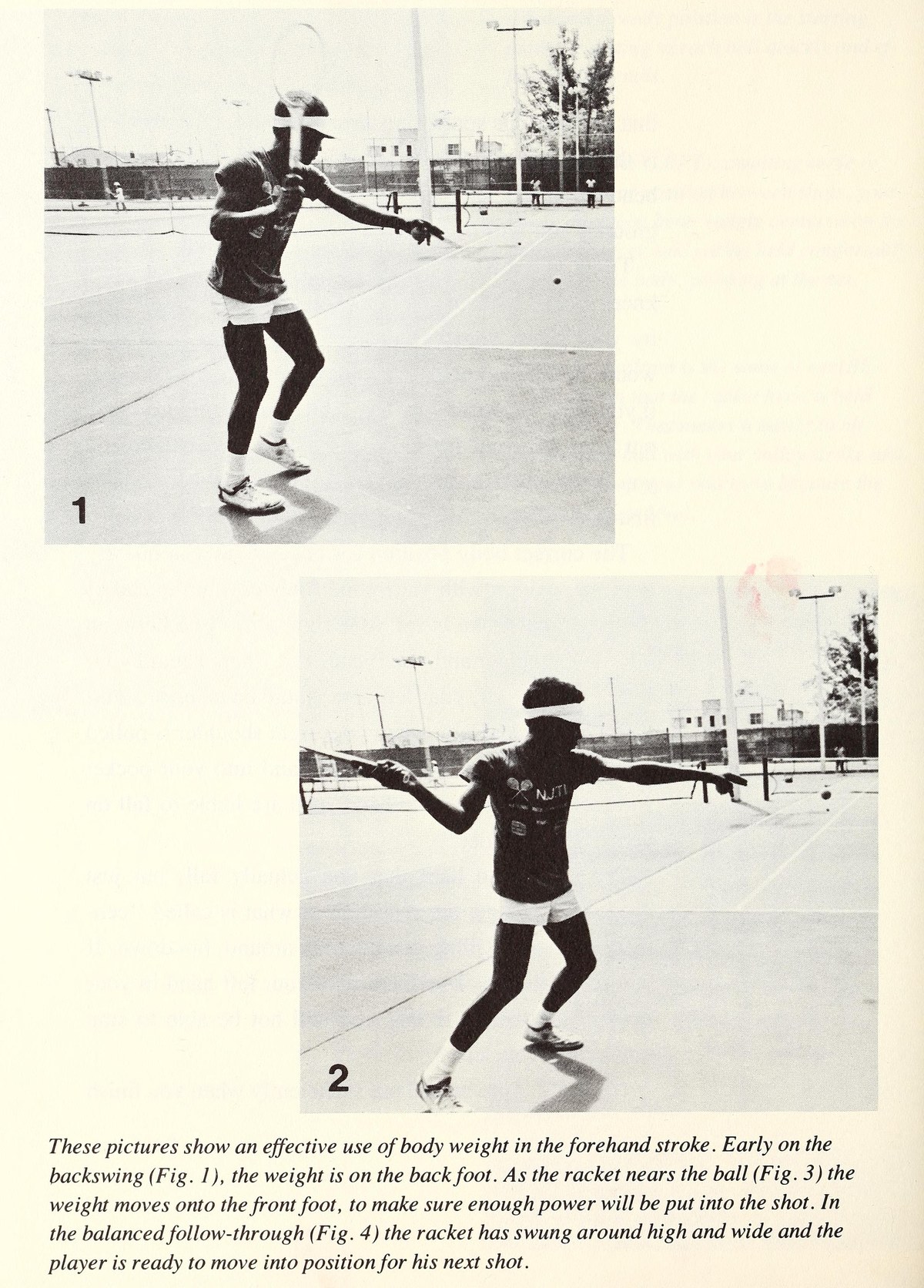 Nghệ thuật di chuyển và bộ chân trên sân quần vợt Arthur Ashe