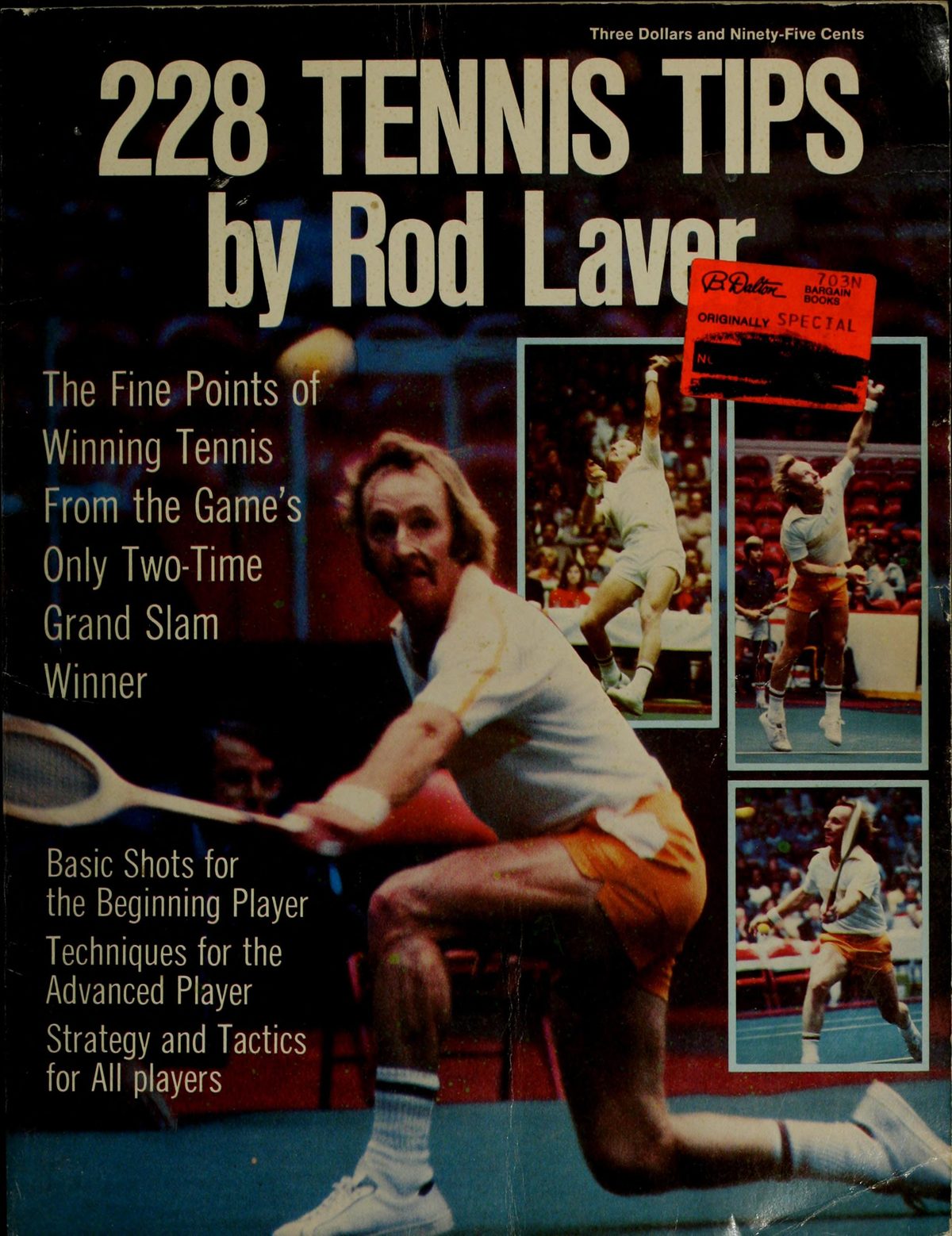 Bìa sách 228 Tennis Tips Rod Laver