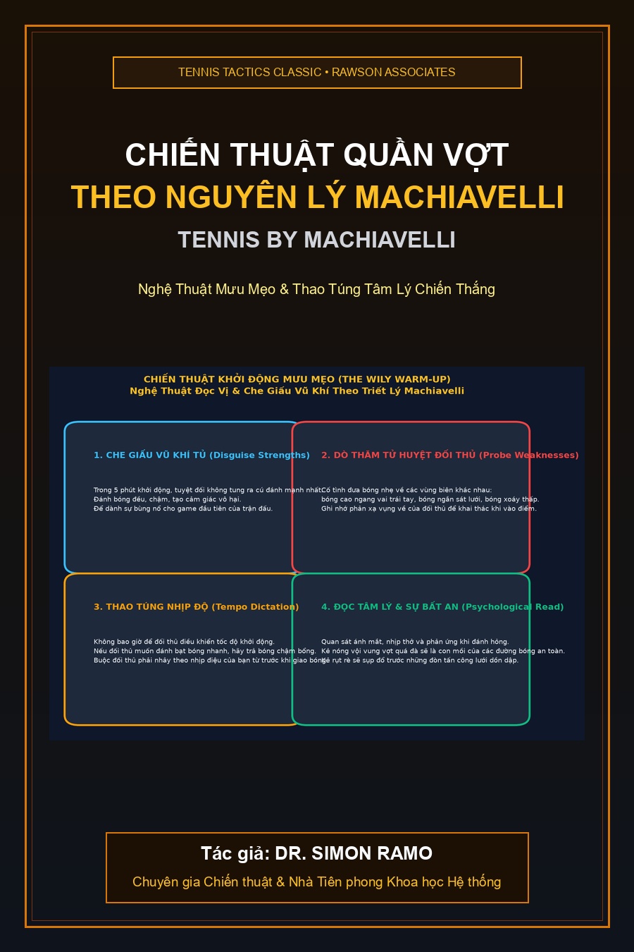 Bìa sách Quần Vợt Theo Phong Cách Machiavelli
