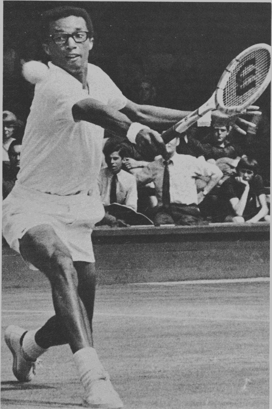 Arthur Ashe is a stable personality in all fashions of life. He never loses his cool on the courts, for he is too consci