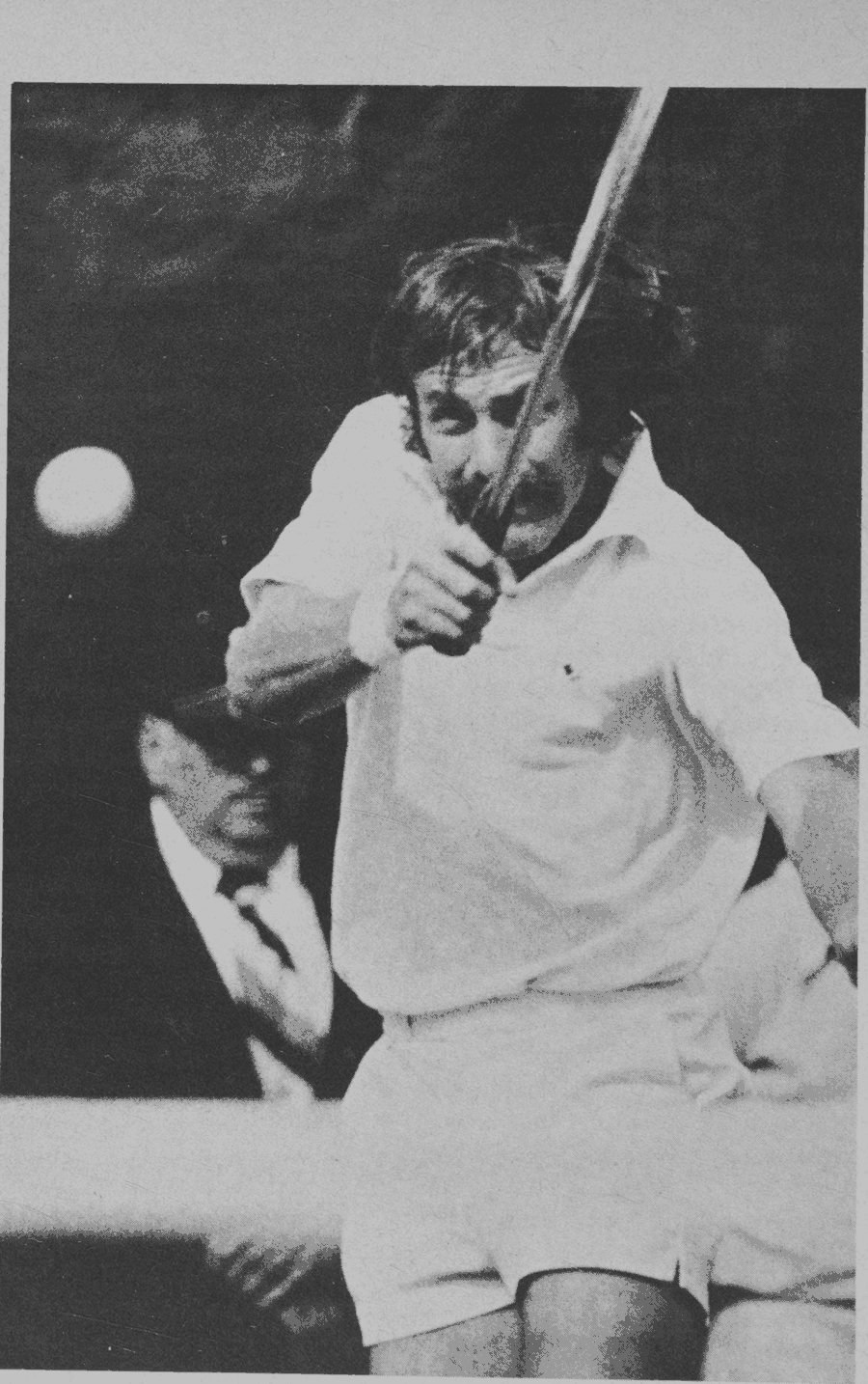 John Newcombe is the personification of an athlete transmuting his entire self into a champion's flash and style. He is 