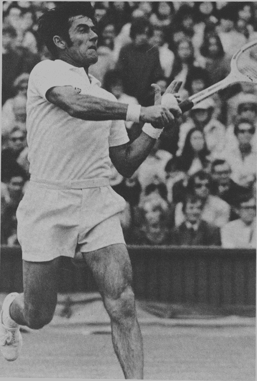 Ken Rosewall, since he stands only 5'7