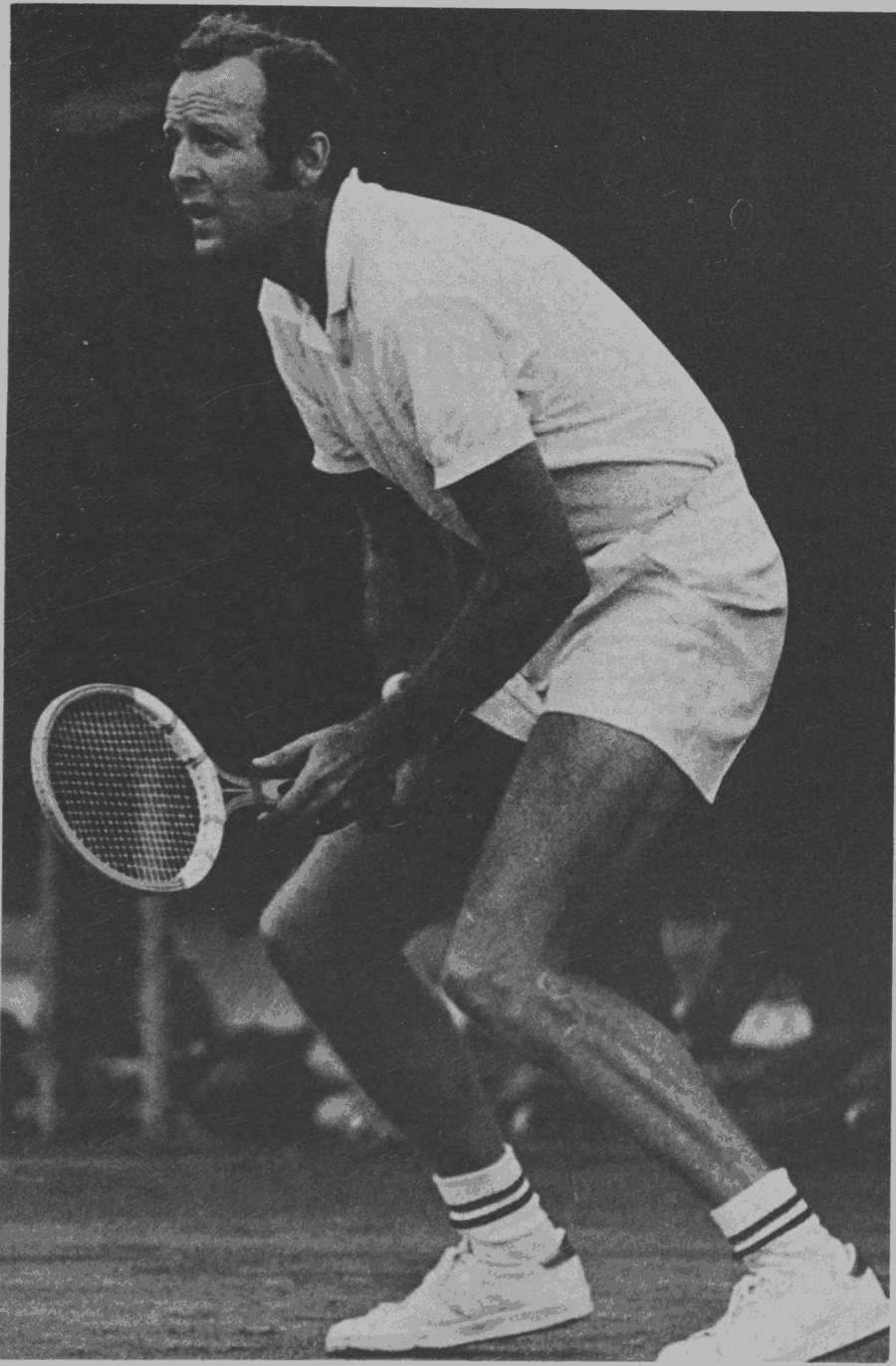 Fred Stolle: A very shrewd player who takes every advantage of his opponent's weakness.