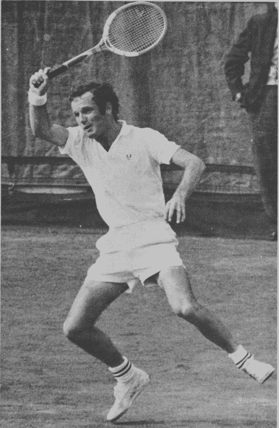 Tom Okker once said that he never believes that his opponent can hit a shot that he cannot run down and return.