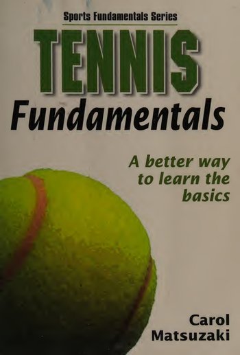 Bìa sách Tennis Fundamentals Carol Matsuzaki