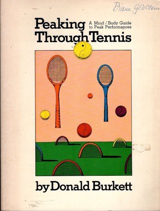 Bìa sách Peaking Through Tennis — Donald Burkett