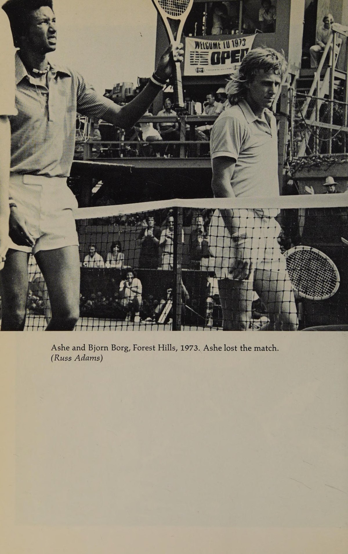 Arthur Ashe đối đầu Bjorn Borg trẻ tuổi