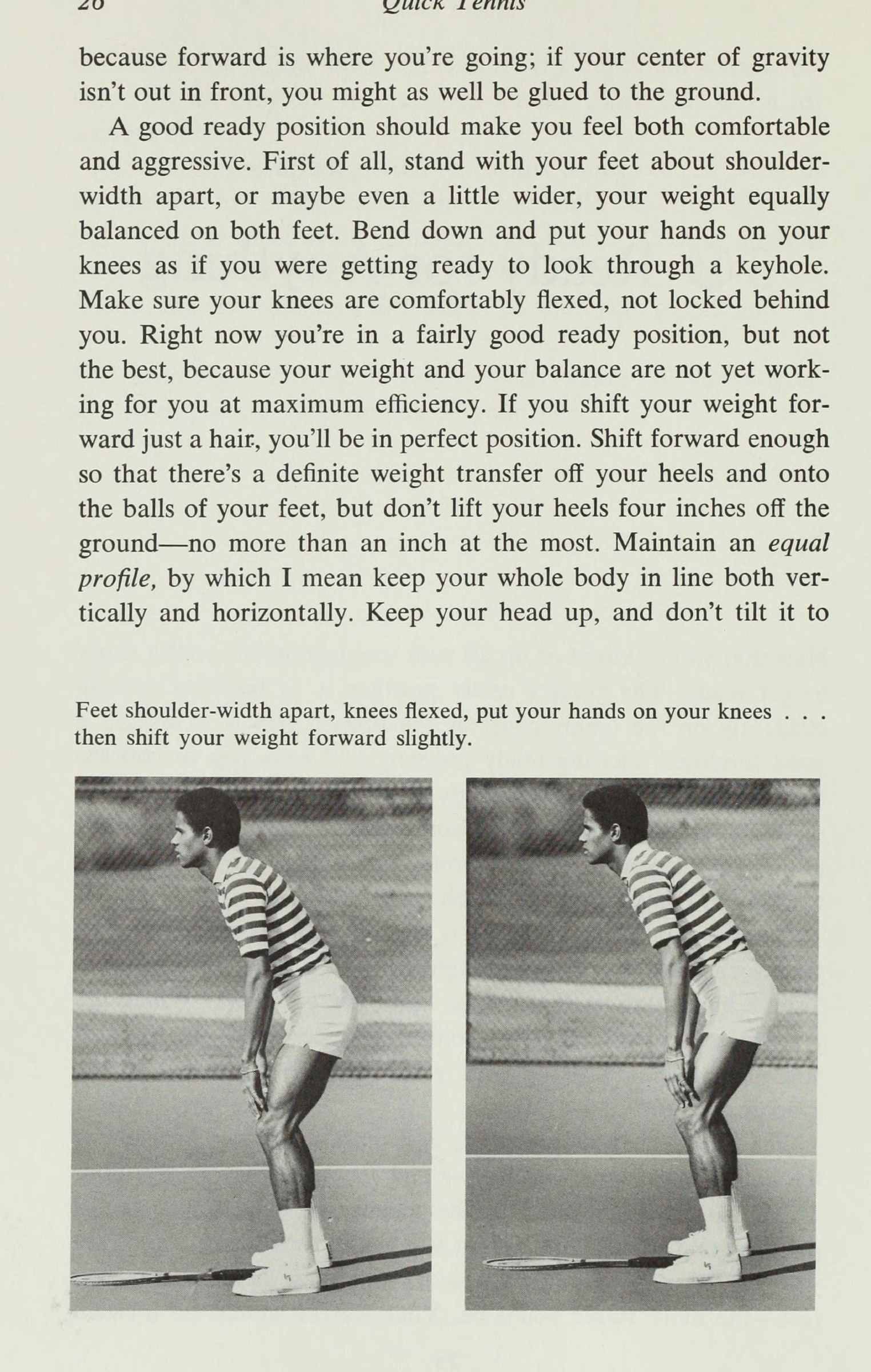 Tư thế sẵn sàng điền kinh Athletic Stance