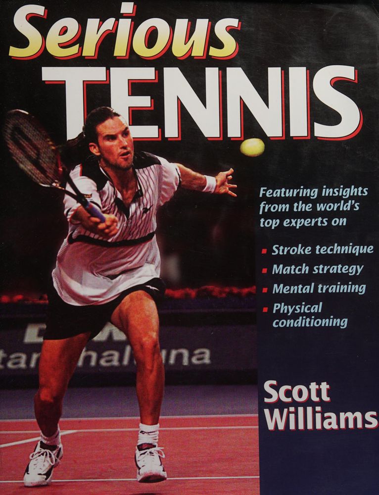 Bìa sách Serious Tennis Scott C. Williams Human Kinetics