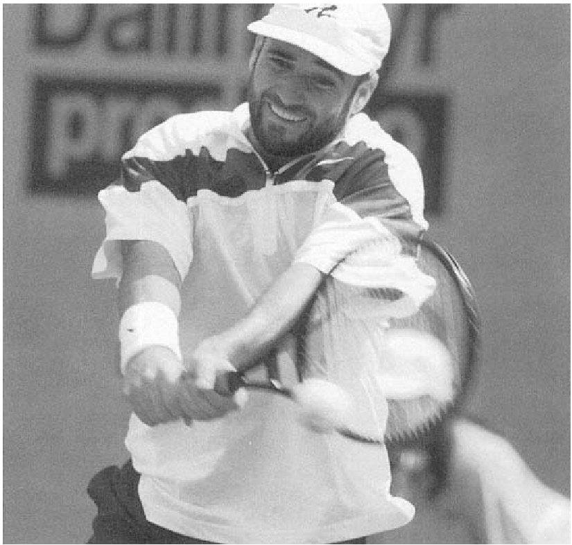 Andre Agassi nhận ra rằng dinh dưỡng hợp lý là yếu tố quan trọng để đạt được thành tích quần vợt đỉnh cao.