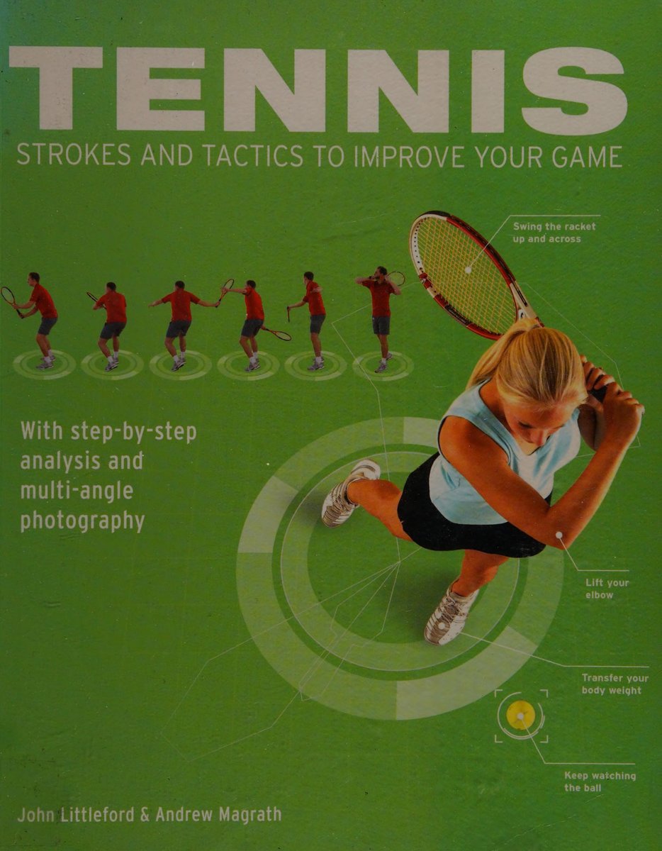 Bìa sách Tennis Strokes and Tactics John Littleford Andrew Magrath
