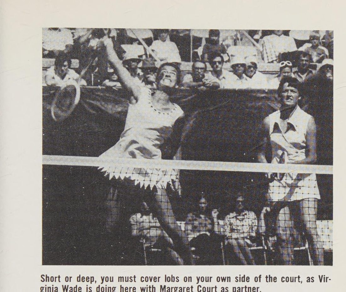 Virginia Wade cùng Margaret Court