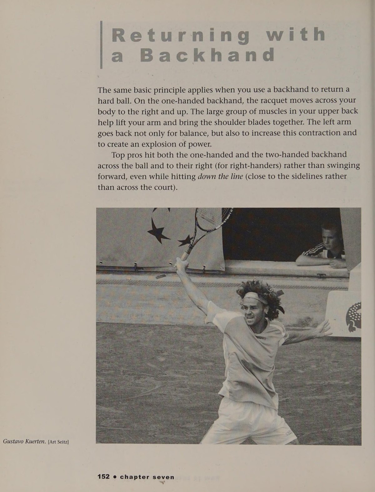 Gustavo Kuerten trả giao bóng sấm sét ảnh Art Seitz
