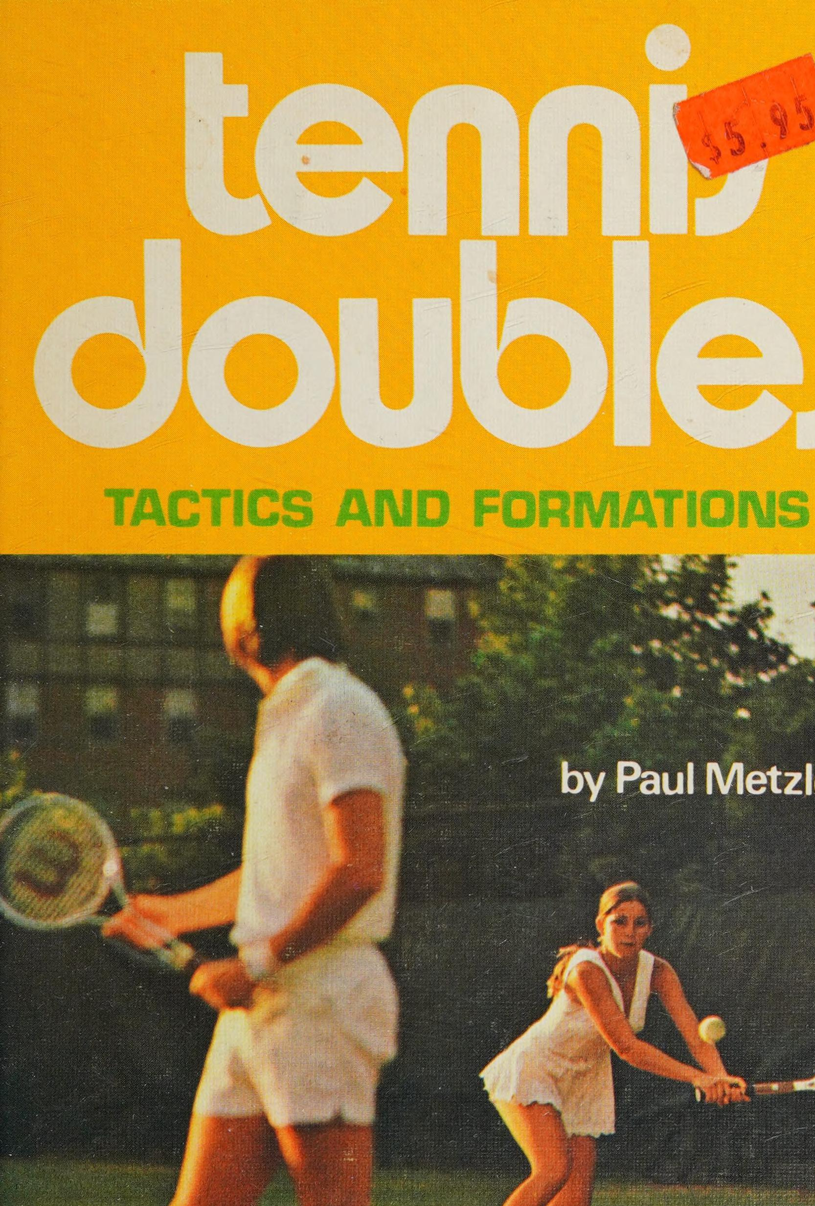 Bìa sách Tennis Doubles: Tactics and Formations